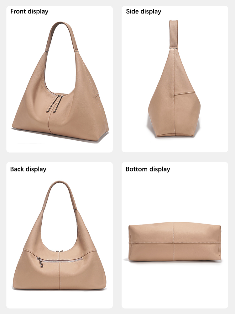 Sac Hobo en cuir véritable pou - Women'S Bags For Work avis et prix