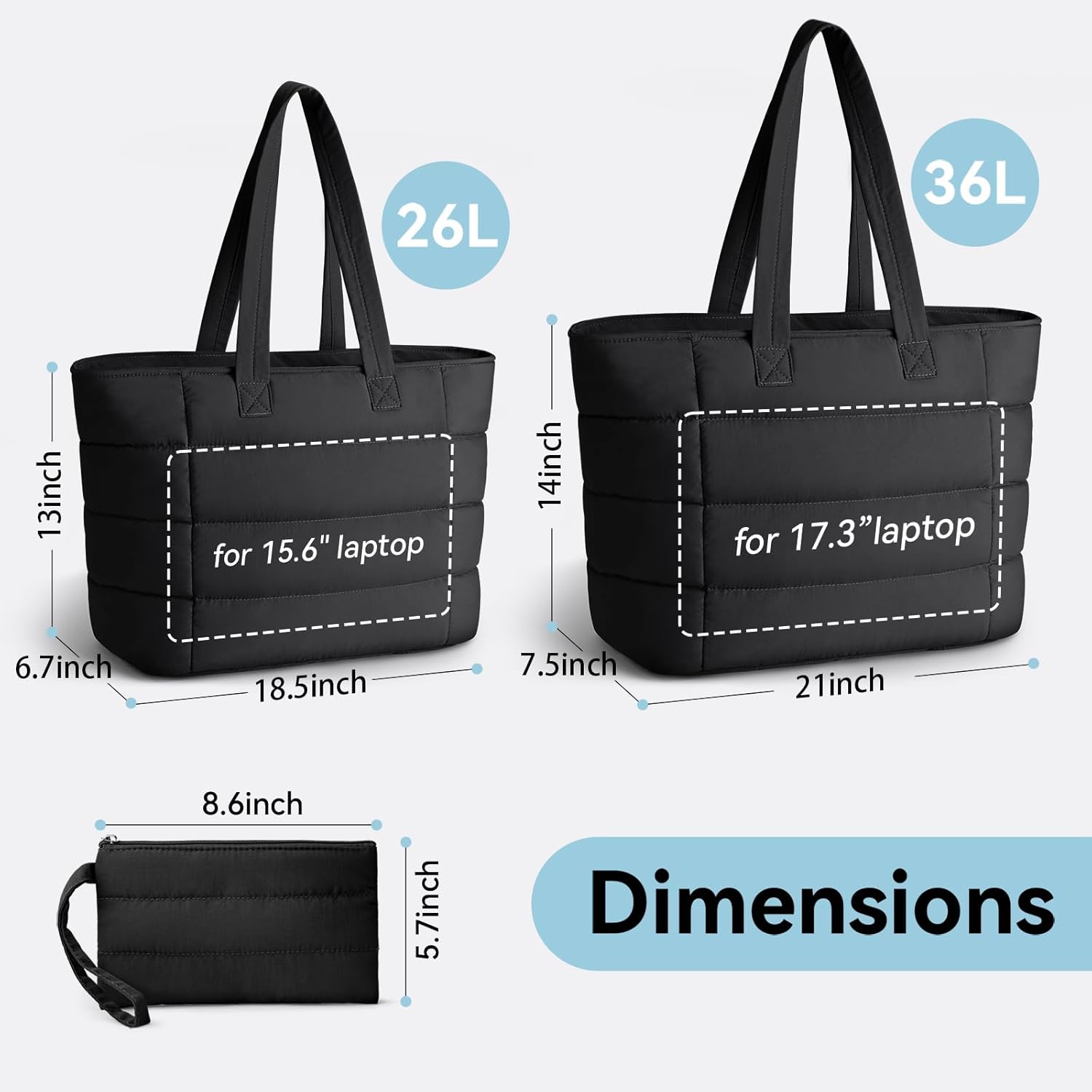 Sac fourre-tout matelassé pour - Women'S Bags For Work avis et prix