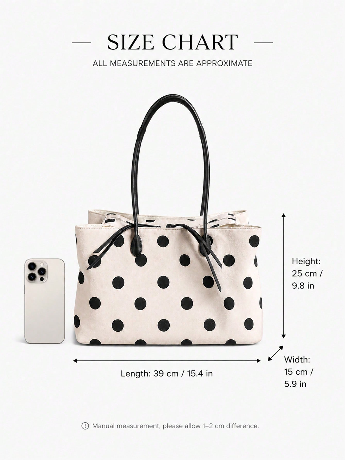 Sac fourre-tout en lin à pois  - Women'S Bags For Work avis et prix