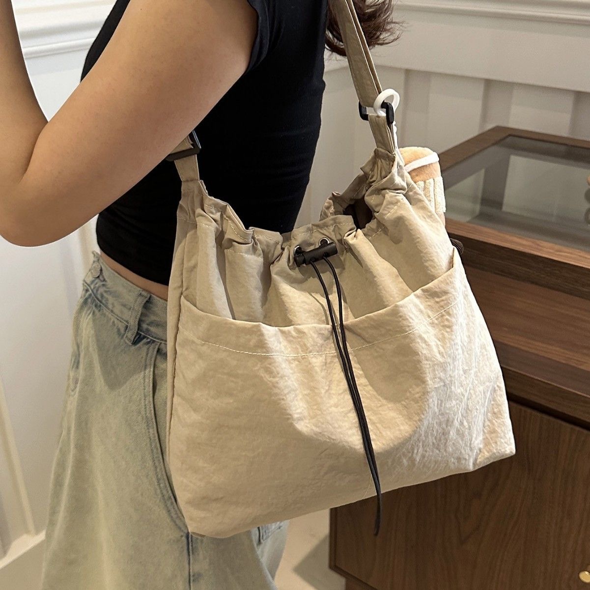Soldes - Sac fourre-tout en ny - Women Bags Clearance avis et prix