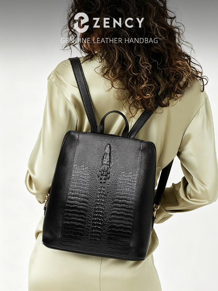 Sac à dos Zency en cuir de cro - Women'S Bags For Work avis et prix
